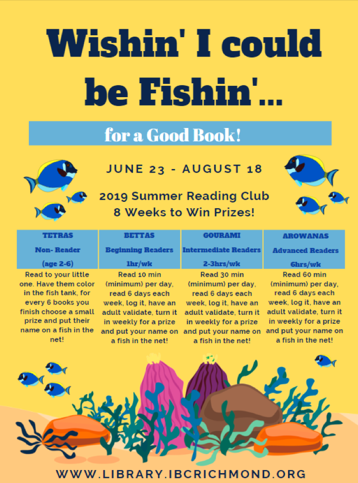 Wishin I Could Be Fishin — for a GOOD BOOK | Reading 