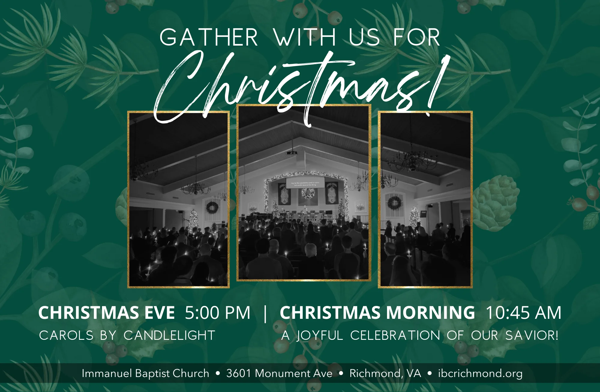 Christmas Immanuel Baptist Church Richmond