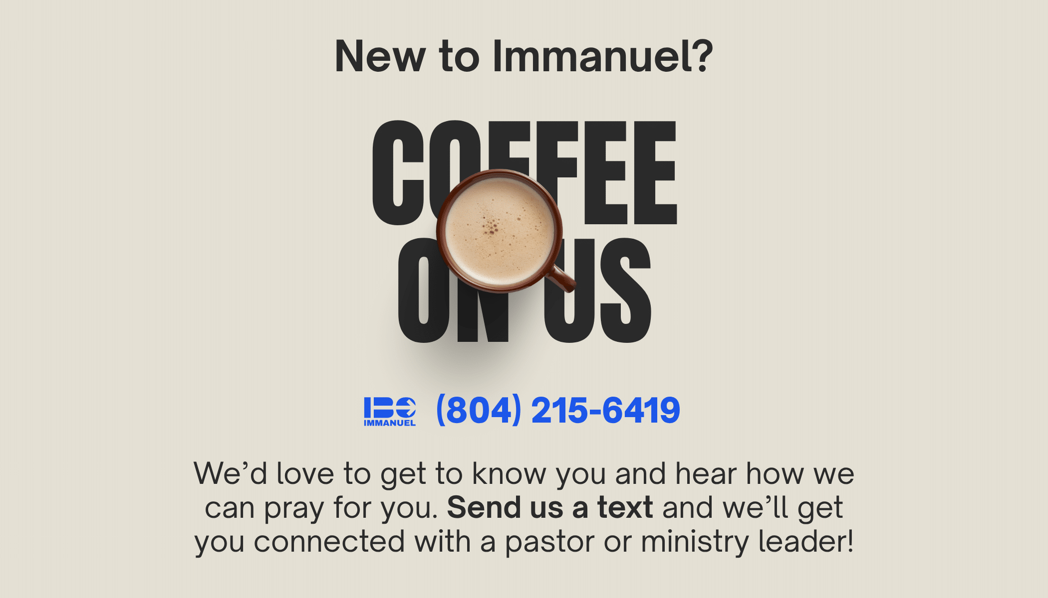coffee with the pastor